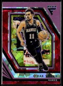 2022-23 Panini Flux Ice Prizm Trae Young #80 TS1