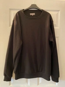 MEN'S SWEATER JUMPER BLACK SIZE 2XL 2 EXTRA LARGE - Picture 1 of 2