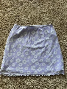 Girls XL 14/16 Target Art Class Purple Daisy Flower Skirt 90’s Style NWOT - Picture 1 of 4