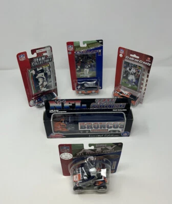 Lote coleccionable DieCast de fútbol americano de los Denver Broncos NFL Foto 1 de 4