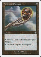 Charcoal Diamond 7th Edition HEAVILY PLD Artifact Uncommon MAGIC CARD ABUGames