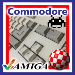 COMMODORE AMIGA 500, A500 Plus, A2000, A3000 MECHANICAL KEYBOARD KEY CAPS - Picture 1 of 5