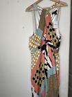 NWT Forever 21 Long Brown Multicolor Pattern Plus SizeJumpsuit Jumper 3x