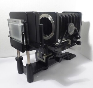 RARE AUTHENTIC PRAKTICA PB BAYONET BELLOWS SET cw SLIDE / NEGATIVE COPIER UNIT 