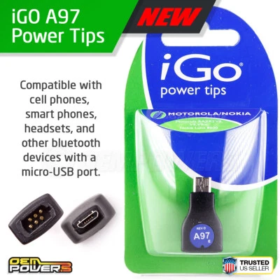 NEW iGo Power Tip Micro USB For SAMSUNG Galaxy S2 S3 S4 ACE S Duos Note 2Phone - Image 1 of 4