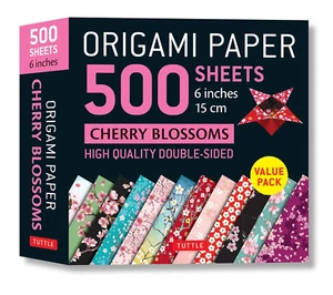 Origami Paper 500 Sheets Cherry Blossoms 6" (15 Cm): Tuttle Origami Paper: High- - Picture 1 of 12