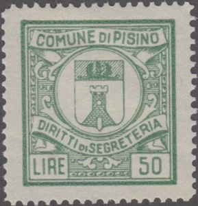F-EX3750 ITALY ITALIA REVENUE. COMUNE DI POSINO LOCAL STAMP MNH. - Picture 1 of 1