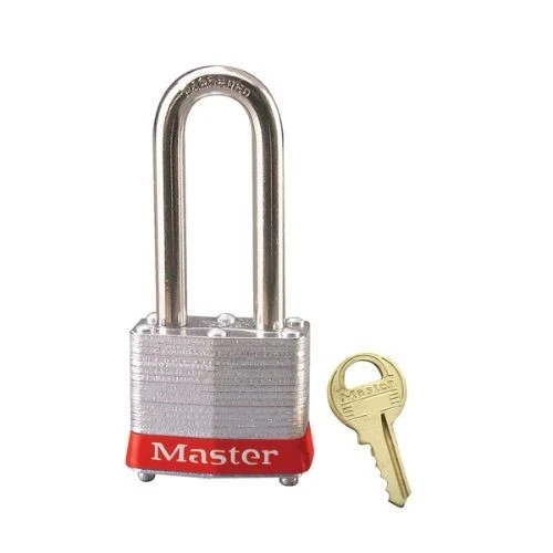 Master Lock | Laminated Steel Safety Padlocks, 1-Pack | SKU: 3KALHRED - Image 1 of 1