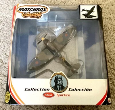 Matchbox 1/72 RAF Spitfire Mk 1a Diecast Airplane - Ships USA - Image 1 of 4
