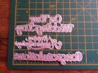 Several cutting dies for cardmaking with Sizzix Big Shot or similar machine