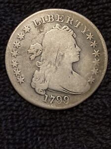 1799 draped bust silver dollar