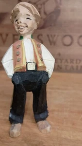Vintage Hand Carved Norwegian Man - Picture 1 of 8