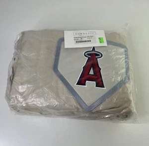 Downeast Los Angeles Angels MLB Duvet Cover Full Queen Beige (New) - Picture 1 of 9