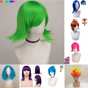 Inside out Joy Cosplay Wig For Joy Disgust Sadness Envy Wig Hair Short Cosplay - Picture 1 of 21