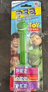 Toy Story Rex Dinosaurio Pez Dispensador Disney Base Verde con Caramelo Nuevo - Imagen 1 de 4