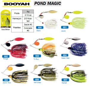 Spinnerbaits BOOYAH Pond Magic Pike Black Bass - Picture 1 of 10