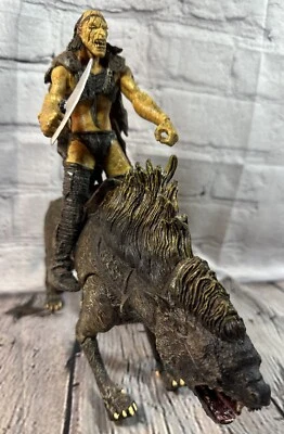 Juego de Bestia y Jinete de Lujo Orco Sharku con Warg Señor de los Anillos Toy Biz Marvel Foto 1 de 4