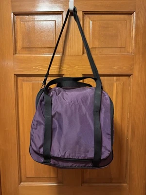 LL Bean Grande Colgante Cosméticos Bolsa de Aseo Vino Púrpura Correa Ajustable Viaje Foto 1 de 4