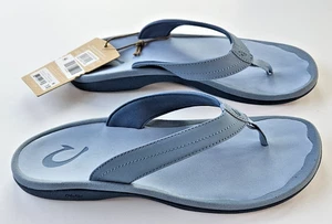 Olukai Damengröße 10 trenchblau Ohana Flip-Flops Sandalen neu mit Etikett - Bild 1 von 3