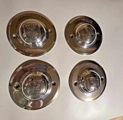 Center Line Aluminum Wheel Center Cap Set of 4 Vintage 7" - Image 1 of 4