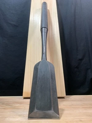 USADO - Cincel japonés vintage de empuje/paring - resbaladizo - 48-570 mm ?Jiro - ébano Foto 1 de 4