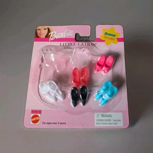 Lot de 5 paires de chaussures habillées Barbie Little Extras vintage 1999 ouvertes - Photo 1/3