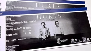 Hurts 2 Tickets Frankfurt 22.06.2025 Sitzplatz Balkon Rechts 3. Reihe - Bild 1 von 1