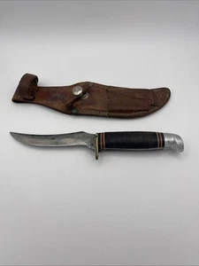 WESTERN Boulder L39 Hunting Skinning KNIFE w/sheath c.1960's - Picture 1 of 10