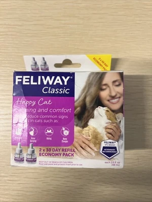 Feliway Classic Diffuser Refill 48 Ml Cat Constant Calming 2 Refills - Image 1 of 2