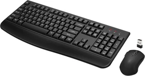 ¡NUEVO EN CAJA! Combo de teclado y ratón inalámbricos 2.4G tamaño completo ergonómico C203 ¡ENVÍO GRATUITO! - Imagen 1 de 7