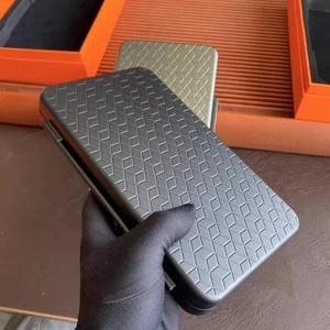 Super Luxury Waterproof Aluminum Alloy 5XPCS Cigar Box Humidor With Leather Case - Picture 1 of 7