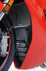GRIGLIE RADIATORE ACQUA OLIO R&G PER DUCATI SUPERSPORT 950 / S 2021 > 2024 NERO - Foto 1 di 4