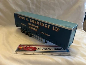(JL) Corgi Modern Truck Heavy Haulage Tyson Burridge Curtainside Trailer 1/50 - Picture 1 of 2