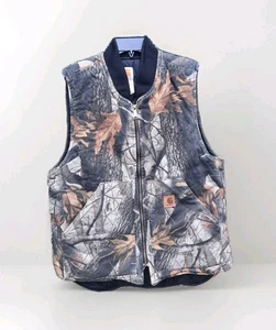 Carhartt Realtree Camo Vest Men's M Arctic Quilt Lined V20 CMO USA Union Y2K Vtg - Picture 1 of 17