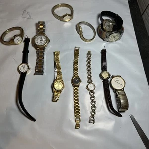 12 Watch Lot Timex Gruen Guess Citizen And More - Picture 1 of 6