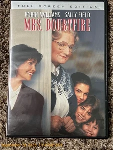 Mrs. Doubtfire Full Screen DVD Robin Williams Sally Field - Picture 1 of 2