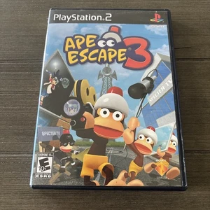 Ape Escape 3 PS2 (Sony PlayStation 2, 2006) Black Label komplett CIB + Handbuch - Bild 1 von 6