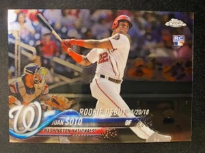 Actualización 2018 Topps Chrome - debut de novato #HMT98 Juan Soto (RC) - Imagen 1 de 2