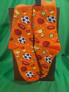 1 Paar lustige Socken Crew-Länge Herrengröße 6 bis 11 - Sport Basketball Fußball - Bild 1 von 1