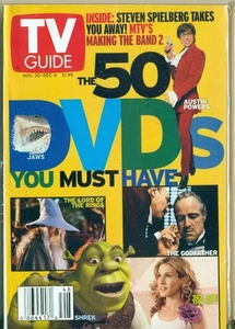 TV GUIDE-2002-AUSTIN POWERS+THE GODFATHER+LOTR+SEX AND THE CITY+STEVEN SPIELBERG - Picture 1 of 1