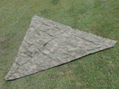 Wehrmacht Zeltplane splittertarn Zeltbahn Splintertarn Tarnzeltplane (Stm) - Bild 1 von 4