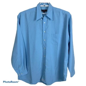 Camisa Ted Baker Para Hombre Talla 4 Cuatro Azul Claro Blanco Cuadros Manga Larga Con Botones - Imagen 1 de 9