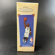 Hallmark 2002 Timberwolves Kevin Garnett Basketball NBA Keepsake Ornament NEW