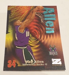 1997-98 Skybox Z Force Ray Allen Card - Milwaukee Bucks