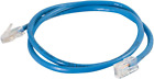 C2G 83020 0.5M Cat5e Ethernet RJ45 High Speed Network Cable, LAN Lead BLUE Cat5e
