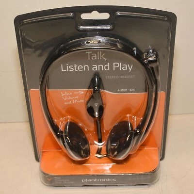 Plantronics Audio 326 Stereo Headset NEW - Image 1 of 2