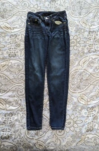 LEVI'S Girls Skinny Jeans W22 L27 Blue  - Picture 1 of 7