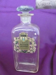 19C. ANTIQUE GERMAN EMPTY PERFUME BOTTLE MARKED 4711 - Picture 1 of 8