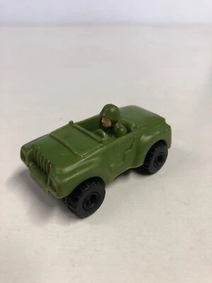 ¿Marx? Jeep G I Joe vintage con conductor plástico duro verde ejército años 60 N6 Foto 1 de 4