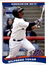 2013 Binghamton Mets Choice 24 Wilfredo Tovar Miranda Venezuela VZ Baseball Card